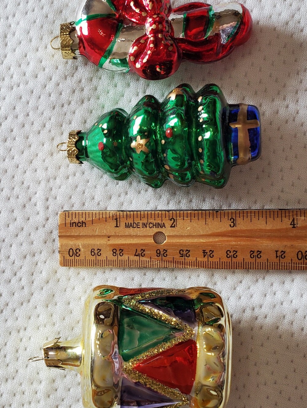 Vintage Thomas Pacconi Classics Blown Glass Christmas Ornaments Lot 2003 - Picture 8 of 13